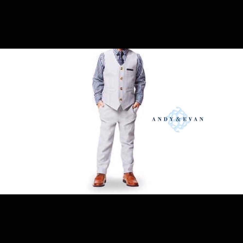 Andy & Evan Premium Four-Piecs Vest Set [NWT]